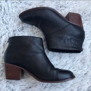TOMS black booties